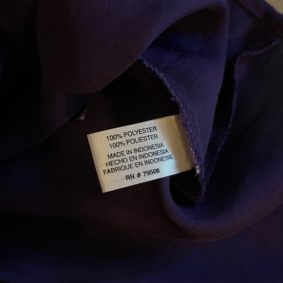 Violet & Claire women’s size medium y2k vintage flowy top - almost a sheer EUC - Picture 5 of 7